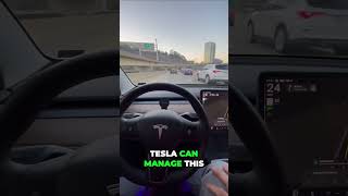 Incredible Tesla Full SelfDriving Test 🚗💨 [upl. by Kiehl516]