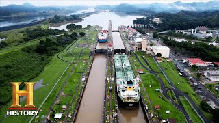 How the Panama Canal Was Built  The Engineering that Built the World Season 1 [upl. by Spatz]