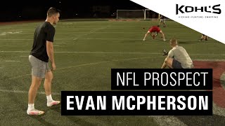 Evan McPherson  NFL Draft Eligible Kicker  Kohls Kicking Camps [upl. by Nahshon]