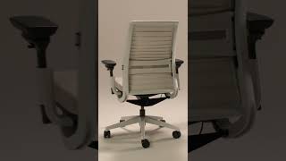 Steelcase Think Adjustable Office Chair with Quilted Back officechair officedesign desksetup [upl. by Alyos]