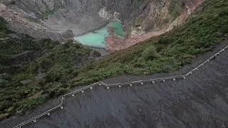 Vuelo sobre el Volcán Irazú Costa Rica drone [upl. by Scot]