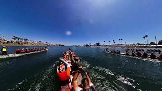 Long Beach Dragon Boat Festival 2024  Boat 1 500m mixed Semi Final [upl. by Aikemahs]