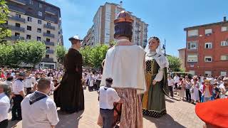 GIGANTES DE BURLADA  FIESTAS 2022 [upl. by Linetta]