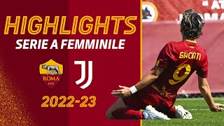 E QUESTA È UNA VITTORIA GIGANTESCA 🔥 Roma 32 Juventus  HIGHLIGHTS SERIE A FEMMINILE [upl. by Kennard136]