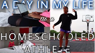 A DAY IN THE LIFE OF A HOMESCHOOLED ATHLETE  ZoriAnna Collier [upl. by Hartzell]