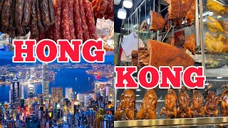 Hong Kong Street Food Temple Streetwhere there are many famous delicious dishes [upl. by Rahas599]