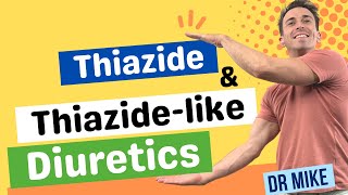 Thiazide and Thiazidelike Diuretics in 2 minutes [upl. by Aeiram910]