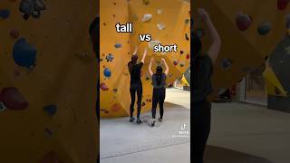 there is always a tall and a short bestie🙌 climbing bouldering boulderbar [upl. by Ahsinhoj]