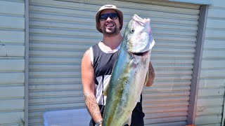 First legal Kingfish Foxton beach Manawatu [upl. by Blessington]