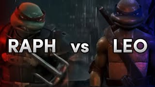 TMNT 2007 Leo versus Raph [upl. by Aenyl331]