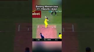 Batting Masterclass FT TRAVIS HEAD 🔥 shortsfeed cricket shorts [upl. by Naejarual977]