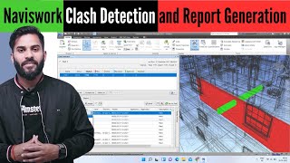 Naviswork Clash Detection and Report Generation [upl. by Oiliduab]