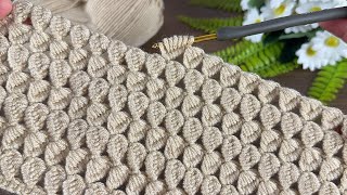 The most beautiful and UNIQUE crochet pattern youve ever seen easy crochet blanket for beginners [upl. by Ethban]