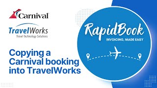 Copying a Carnival Booking into TravelWorks [upl. by Postman]