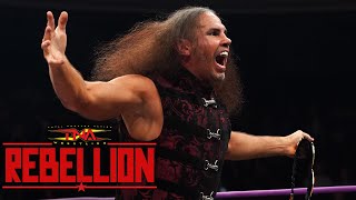 Matt Hardy RETURNS to Confront Moose  TNA Rebellion 2024 Highlights [upl. by Erek]