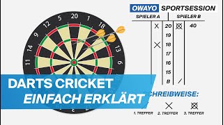 Darts Cricket Regeln einfach und schnell erklärt  owayo [upl. by Eilloh561]