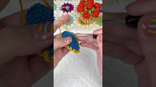 🧵Crochet lace Crochet tutorial Crochet gift 🎁crochet knitting handmade [upl. by Lekcim486]