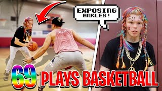 Tekashi 6ix9ine Plays Basketball [upl. by Ennayelhsa307]