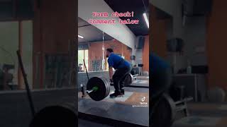 405 deadlift for reps  204 bw viral [upl. by Ramburt87]