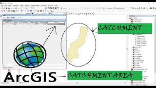 Catchment Area in ArcGISWatershed Area Calculation from Random Selected Point in ArcMap Nepali [upl. by Elcin261]