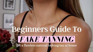 BEGINNERS GUIDE TO SELF TANNING  Step By Step How To Fake Tan For Beginners Kassin Marie [upl. by Cecilia733]