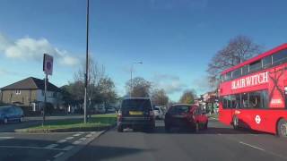 Driving through Kingsbury London 13112016 [upl. by Reg153]