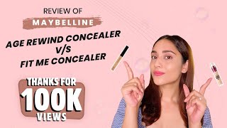 NARS Radiant Creamy Concealer VS Maybelline Fit Me Concealer [upl. by Nierman]