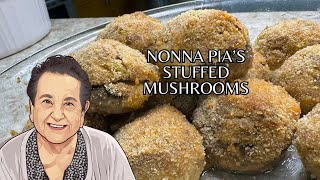 Nonna Pias Stuffed Mushrooms [upl. by Woothen]