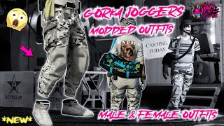 GTA 5 ONLINE HOW TO GET GORKA JOGGERS MODDED OUTFITS TRANSFER GLITCH Gta 5 Clothing Glitches [upl. by Teador]