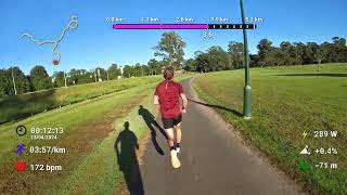 Mudgeeraba parkrun 13042024 492 virtual running [upl. by Luby907]