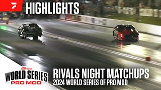 Every Rivals Night Matchup  2024 World Series of Pro Mod at Bradenton Motorsports Park [upl. by Nerval]