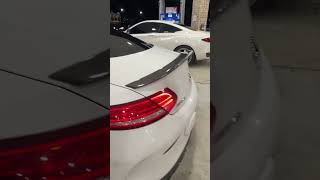 Mercedes C63 ￼AMG straight pipe rev limiter c63 amg mercedes strightpipe [upl. by Verene]