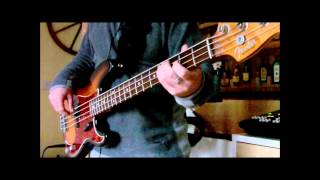 GREEN ONIONS booker t bass cover [upl. by Hapte638]