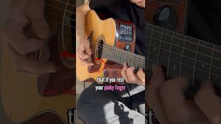 ⚓️ Digitus Minimus in action guitarlesson guitar guitarsolo guitarist guitartechnique shorts [upl. by Aicirtac]