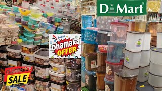 DMart clearness sale steel pital fibre storage container usefull home items cheapest price [upl. by Senzer]