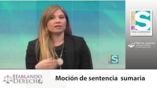 Hablando Derecho Moción de sentencia sumaria [upl. by Aidole]