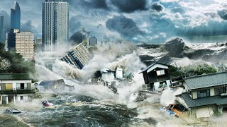 Most Horrific Monster Tsunami Caught On Camera  Natural Disasters [upl. by Llehcim234]