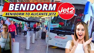 Benidorm To Alicante Then On To Bristol With Jet2 Coach And Flight [upl. by Grizel873]