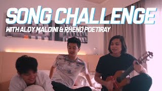 SONG CHALLENGE With Aldy Maldini amp Rheno Poetiray [upl. by Marcelline742]