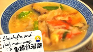 Fish maw soup with vegetarian sharksfin ｜ 鱼鳔鱼翅羹 [upl. by Zamora182]