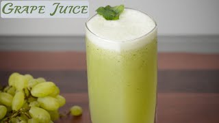 Green Grape Juice  Healthy Juice How To Make Grape Juice  Quick Grape Recipe  Grape juice benefit [upl. by Alessandro]