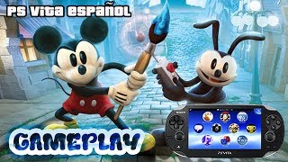 Gameplay Epic Mickey 2 Ps Vita  Ps Vita ESPAÑOL [upl. by Duffy392]