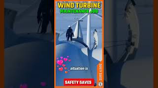 🎙️காற்றாலை பணி 🏭 ⚠️Wind Turbine Maintenance Job 👷 🕵️Safety Saves 🎥 shortsfeed [upl. by Herson]