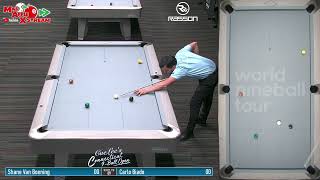 Shane Van Boening Vs Carlo Biado  US 1 Billiards CueLees Connecticut 9Ball Open [upl. by Ovatsug]