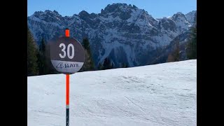 Video della Pista nera Le Buse a Falcade in Veneto [upl. by Druce180]