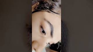 Eyebrow shaping with Qtip Hack naturalbeautysaloon eyebrows eyes tutorial [upl. by Nove]