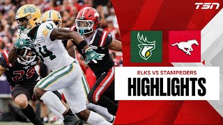 Edmonton Elks vs Calgary Stampeders  CFL HIGHLIGHTS [upl. by Lotti]