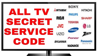 servicecode ALL TV SERVICE CODES  ALL TV SERVICE MENU LEDLCDPLASMACRTTV SERVICE CODESMENU [upl. by Idola]