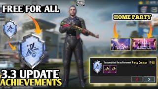 How To Complete Party Creator AchievementEasy Party Creator Achievement Tricks •PUBGM• [upl. by Airdnoed]