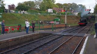 SampDJR 53808 7F 🚂 at Alresford Watercress Line Steam Gala October 2023 [upl. by Atineb]